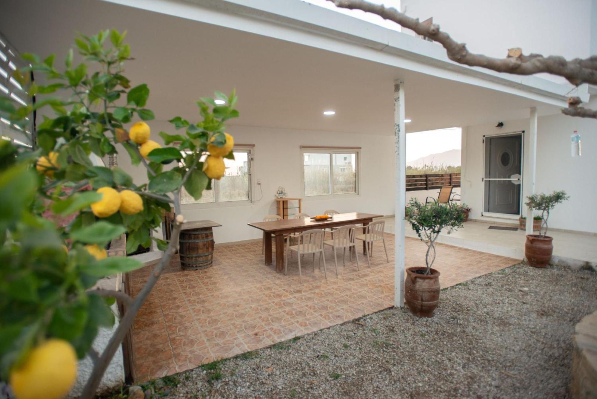 Afrathias Beachhouse - Cretan Hideaway Kalamaki  Bagian luar foto